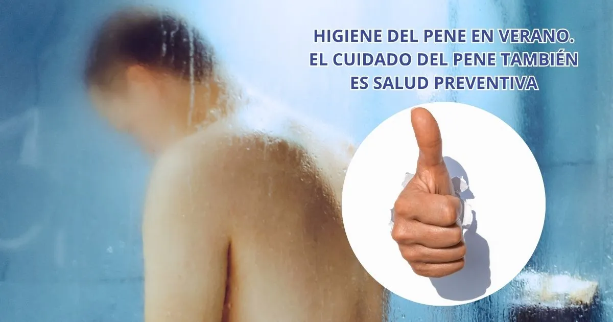 la higiene del pene en verano