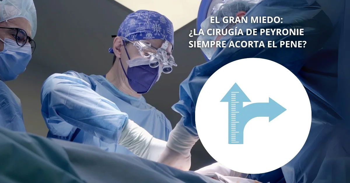 Dr. Peinado en una cirugía de peyronie