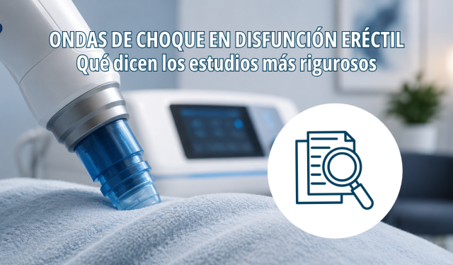 Ondas de choque en disfunción eréctil: qué dice realmente la evidencia científica